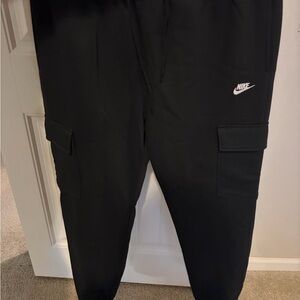 Nike Mens Black Cargo Joggers